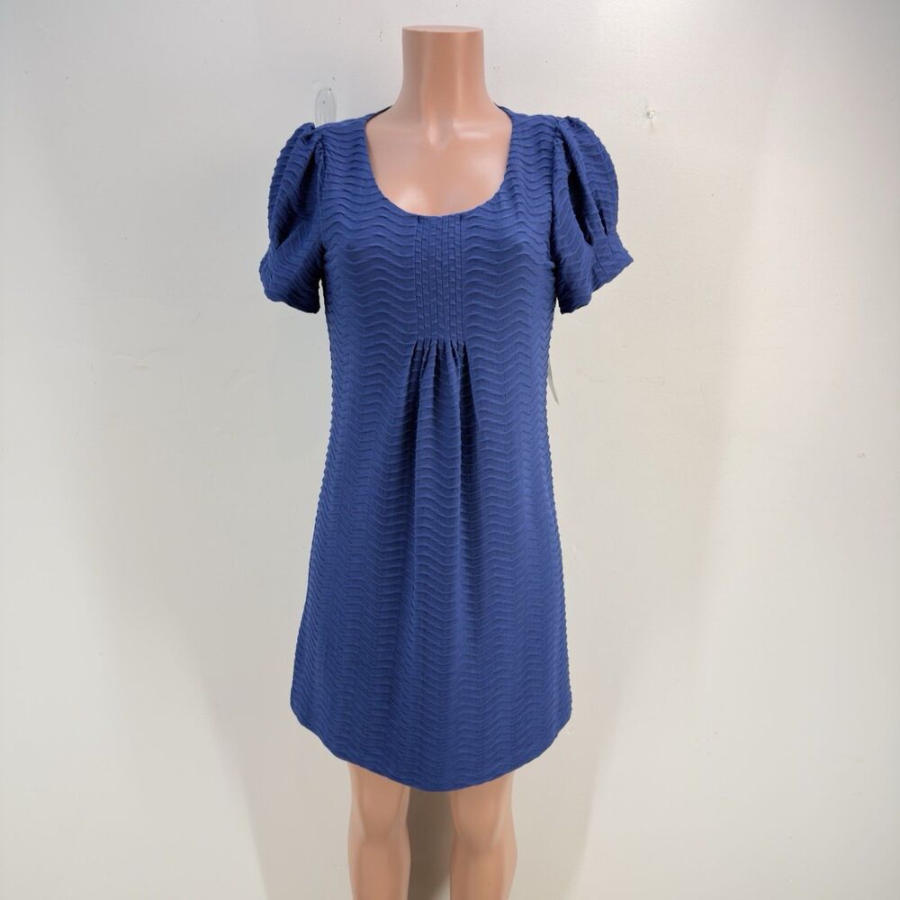 New Lot 2 Jessica Howard Women Navy Dress Size 10 Petite Flowers Blue - Picture 2 of 16